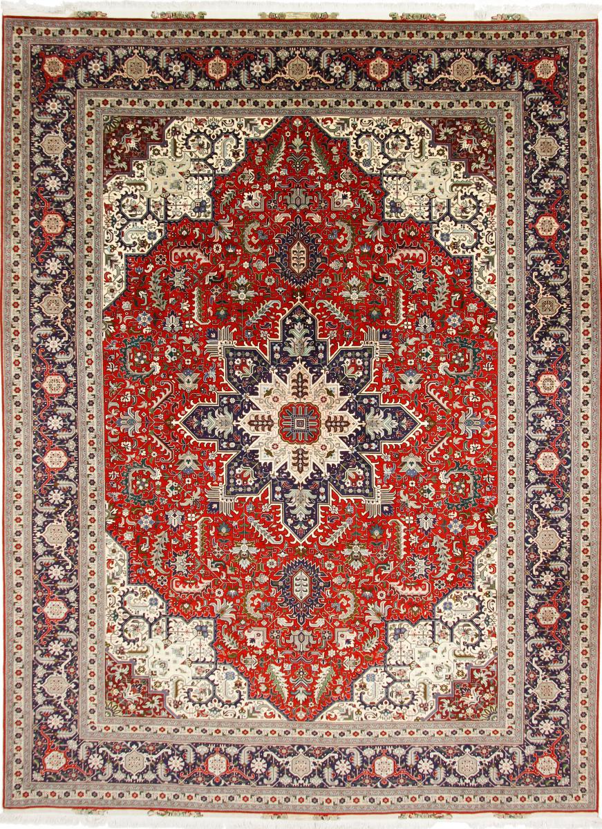 Persisk matta Tabriz 50Raj 13'2"x9'11" 13'2"x9'11", Persisk matta Knuten för hand