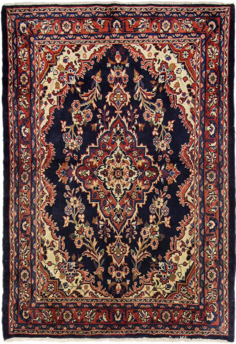 Persian Rug Hamadan 196x136 196x136, Persian Rug Knotted by hand