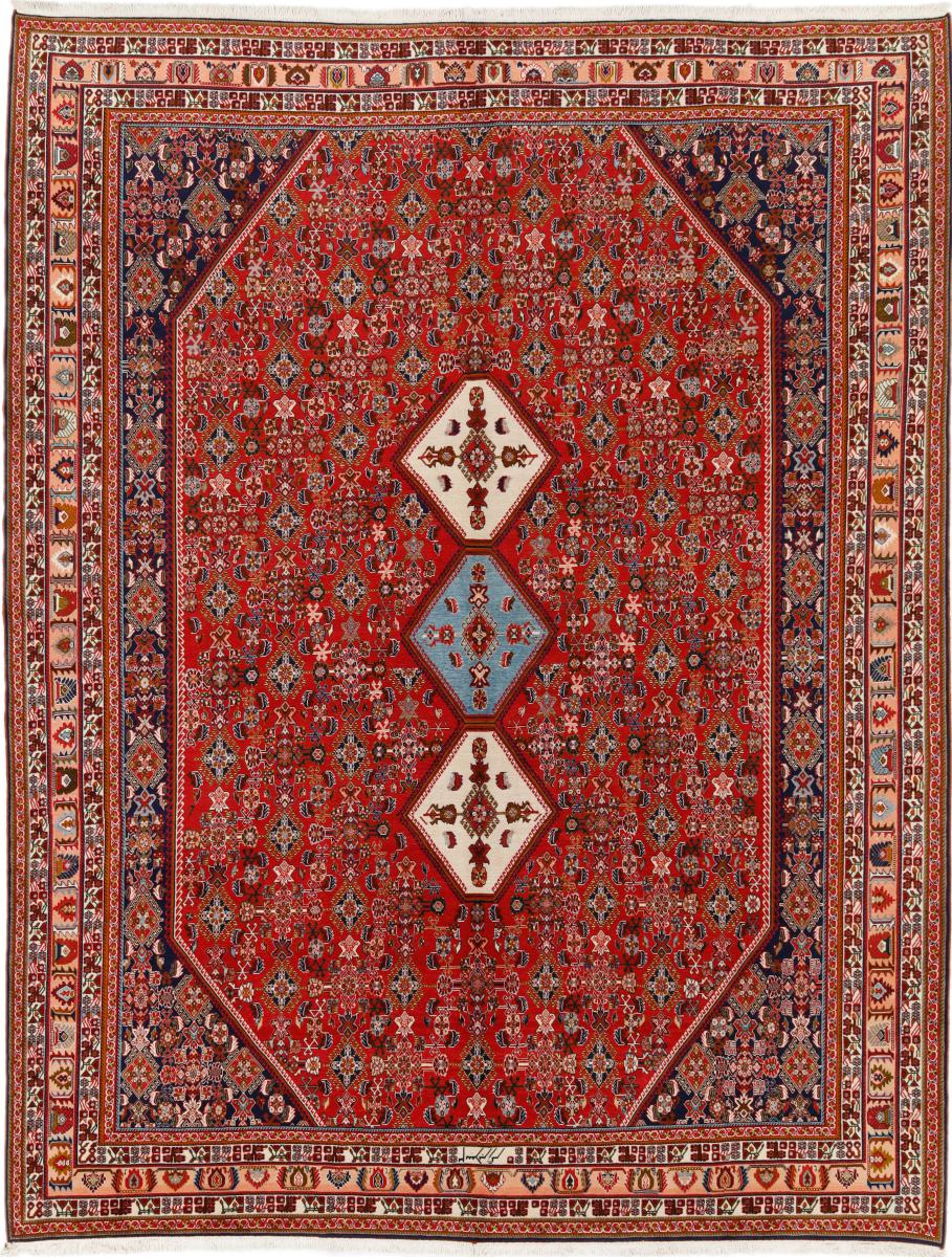 Persian Rug Ghashghai 12'10"x9'10" 12'10"x9'10", Persian Rug Knotted by hand