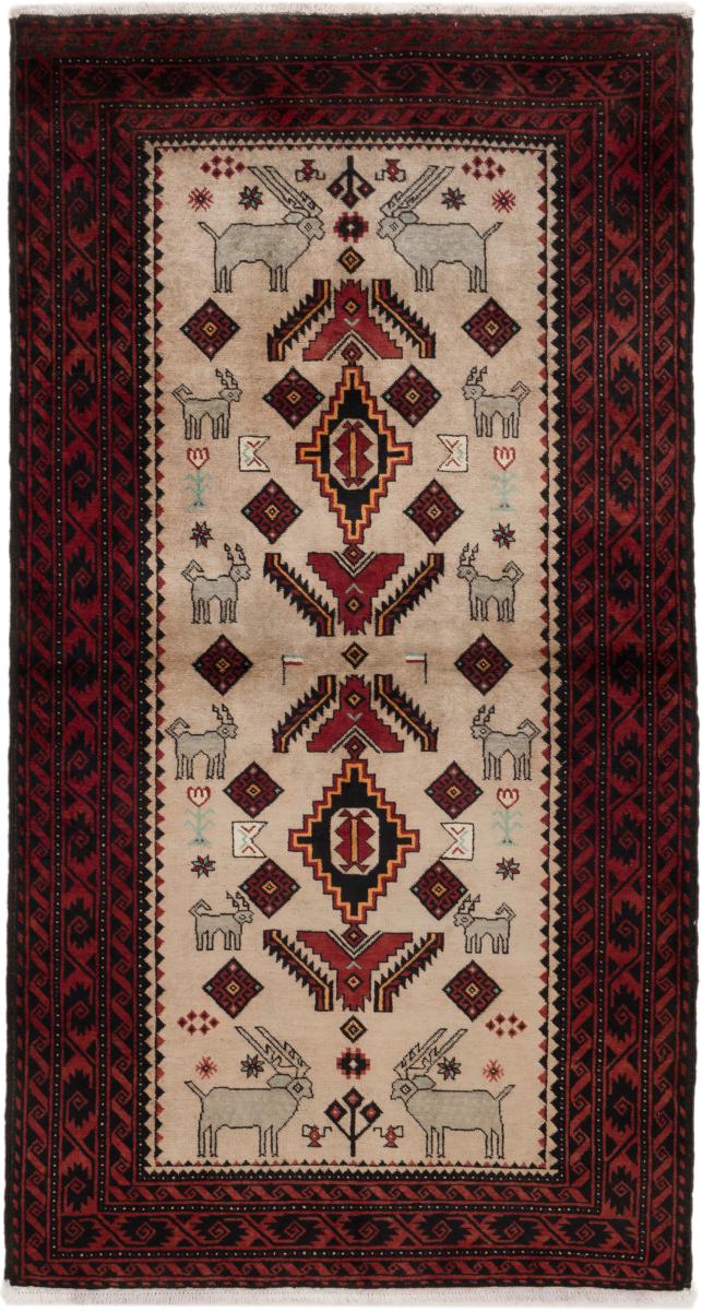 Persian Rug Baluch 193x104 193x104, Persian Rug Knotted by hand