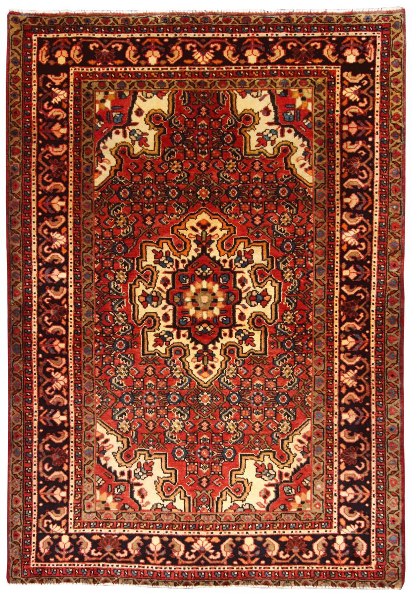 Persisk matta Hosseinabad 213x139 213x139, Persisk matta Knuten för hand