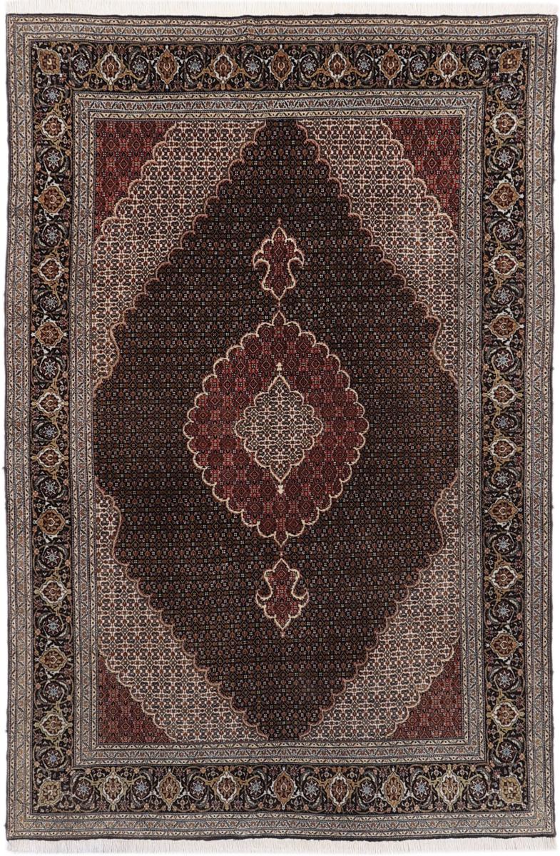 Persian Rug Tabriz 9'9"x6'6" 9'9"x6'6", Persian Rug Knotted by hand