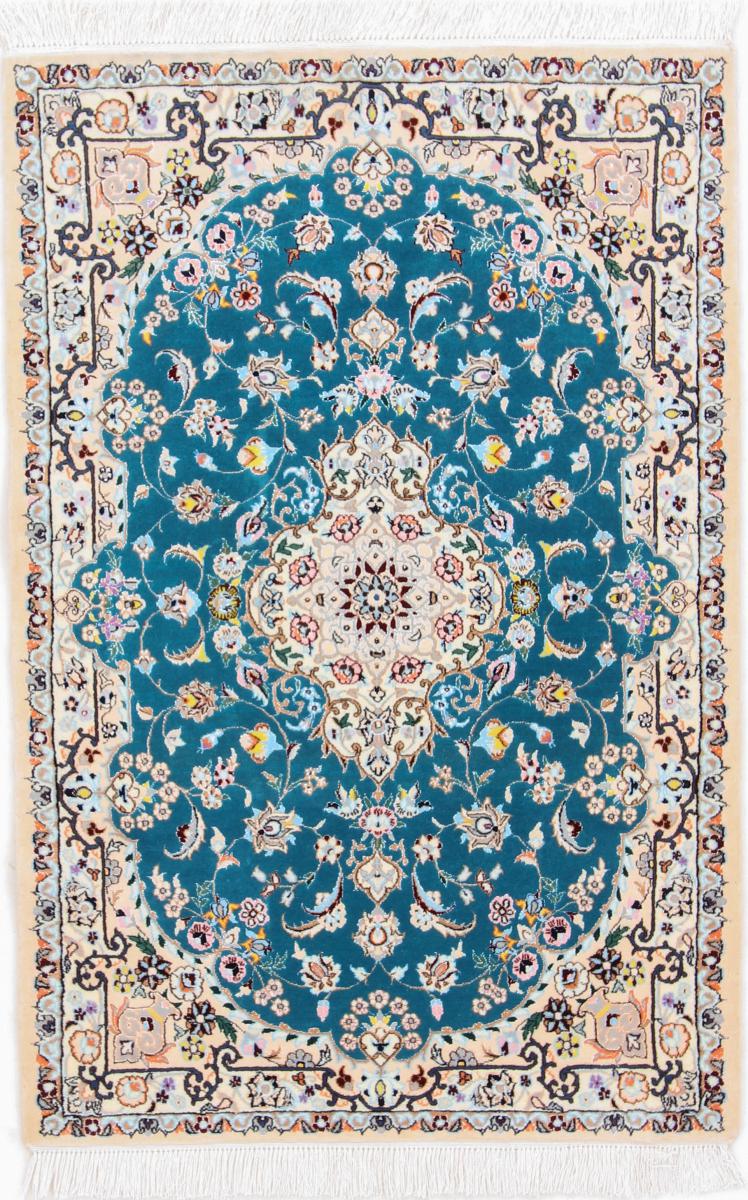 Persian Rug Nain 6La 4'1"x2'9" 4'1"x2'9", Persian Rug Knotted by hand