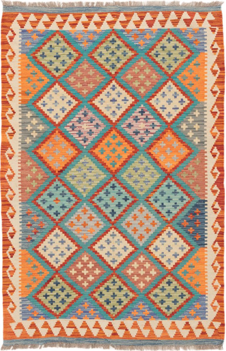 Tapete afegão Kilim Afegão 164x109 164x109, Tapete persa Tecido à mão