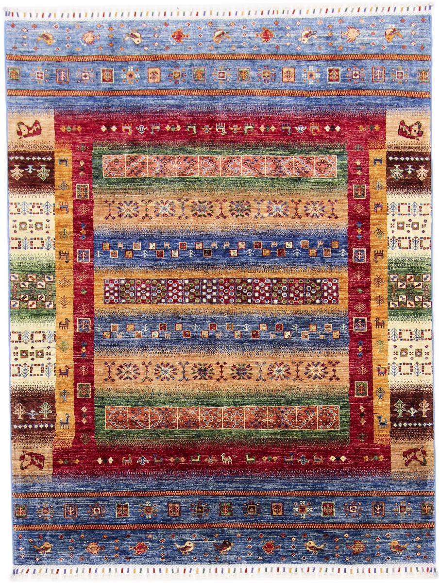 Afghan rug Arijana Design 196x152 196x152, Persian Rug Knotted by hand