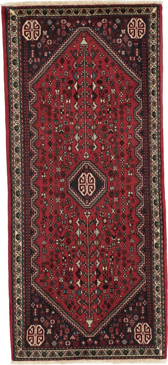 Persian Rug Abadeh 4'10"x2'2" 4'10"x2'2", Persian Rug Knotted by hand