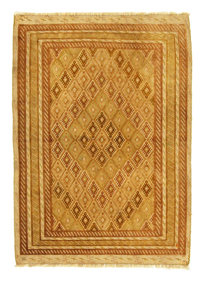 Afghanischer Teppich Kelim Sirjan 126x89 126x89, Perserteppich Handgewebt