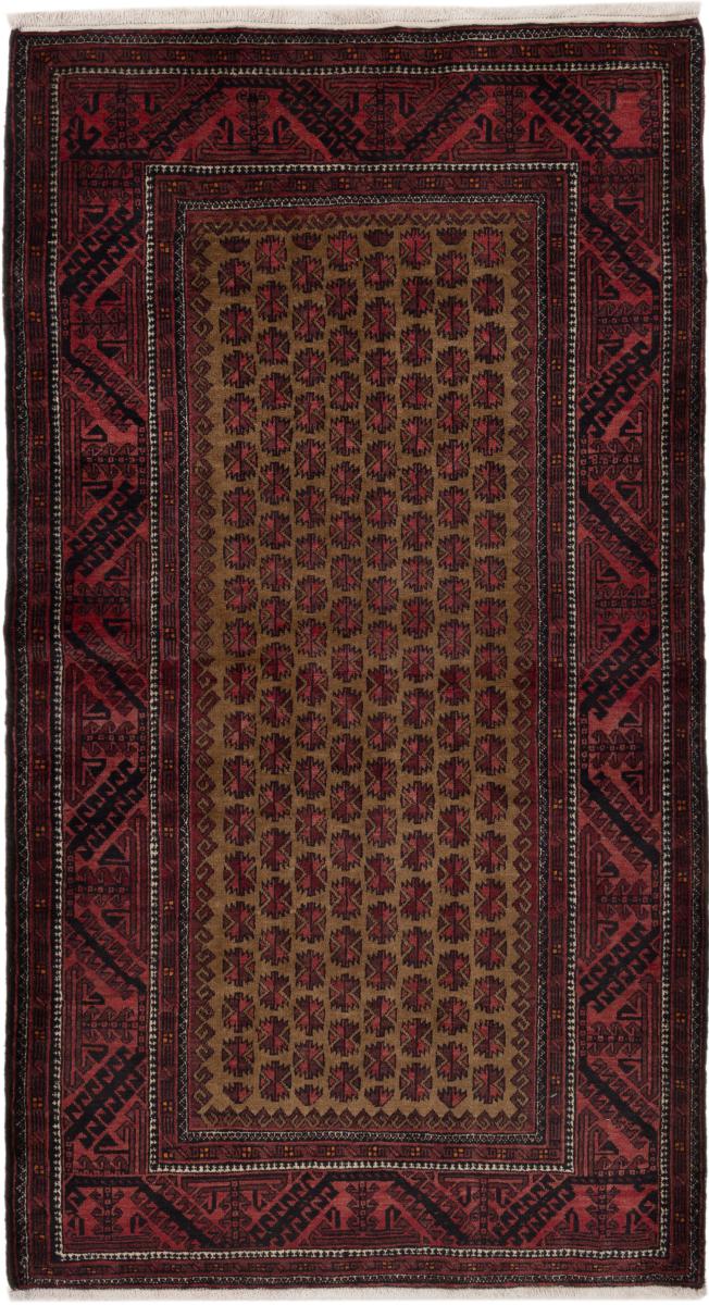 Persian Rug Baluch 6'5"x3'7" 6'5"x3'7", Persian Rug Knotted by hand