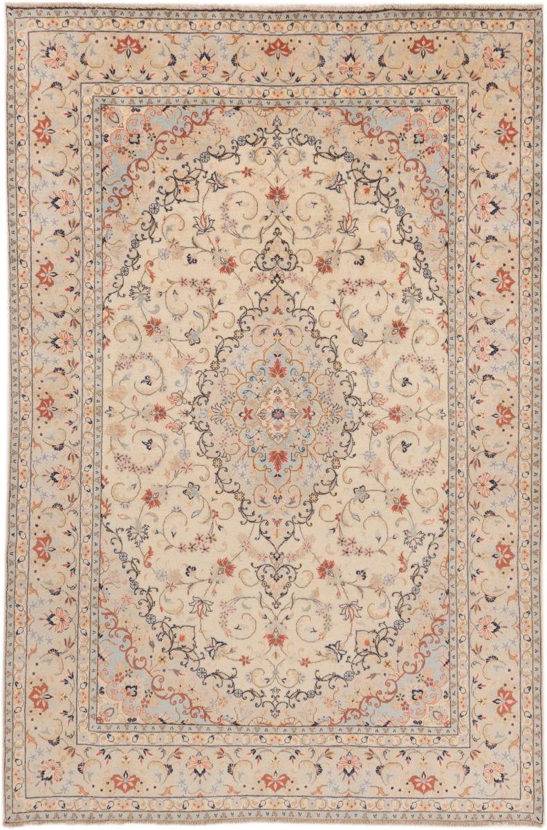 Perzisch tapijt Yazd 9'7"x6'4" 9'7"x6'4", Perzisch tapijt Handgeknoopte