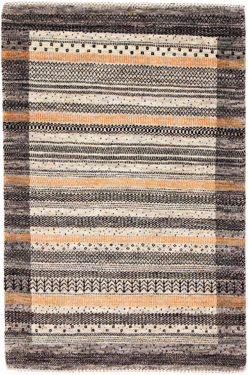 Persian Rug Persian Gabbeh Loribaft Nowbaft 123x81 123x81, Persian Rug Knotted by hand