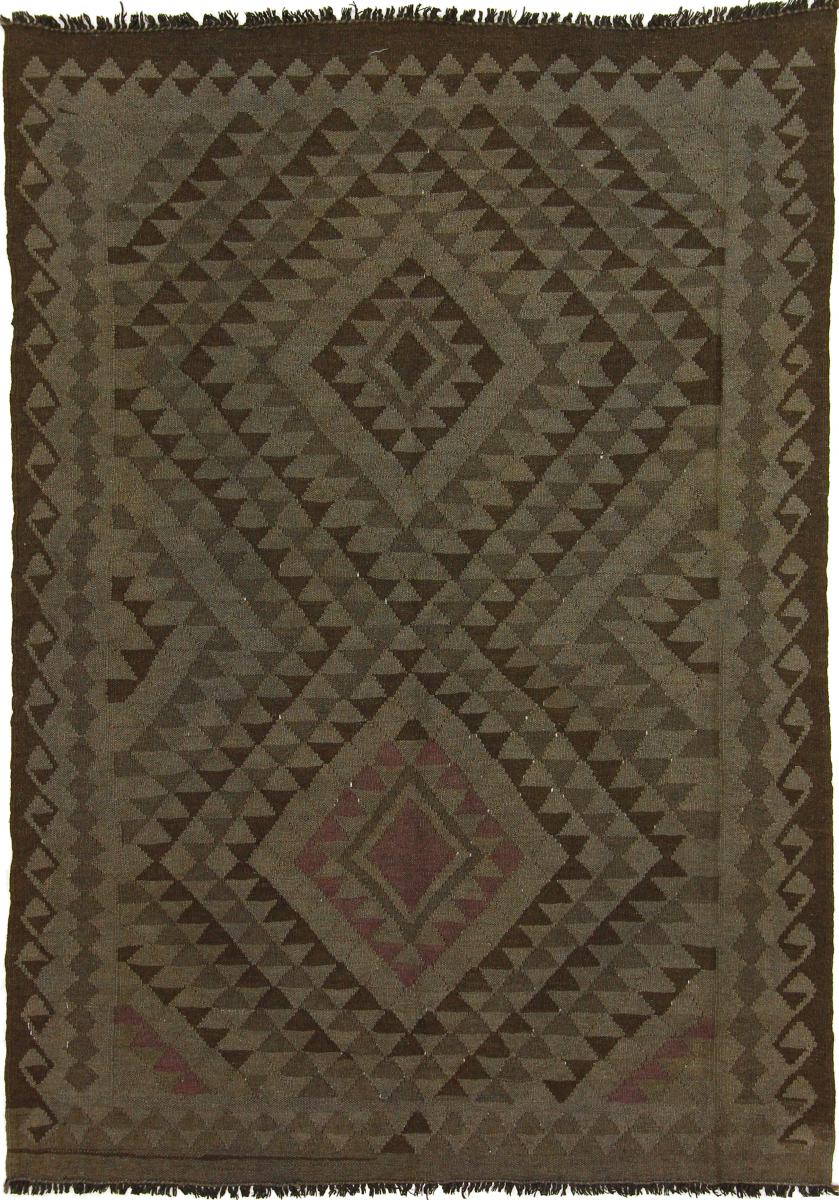 Afghan rug Kilim Afghan Heritage 6'2"x4'4" 6'2"x4'4", Persian Rug Woven by hand