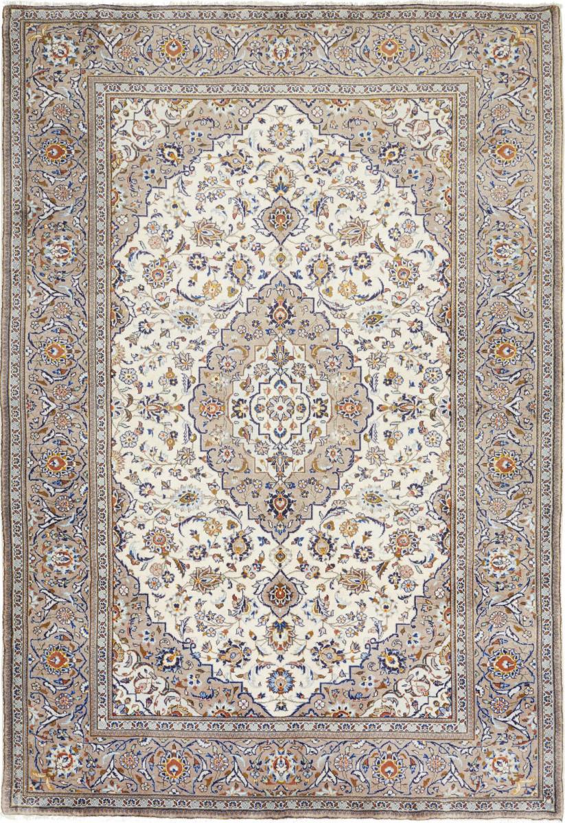 Tapis persan Kashan 293x205 293x205, Tapis persan Noué à la main