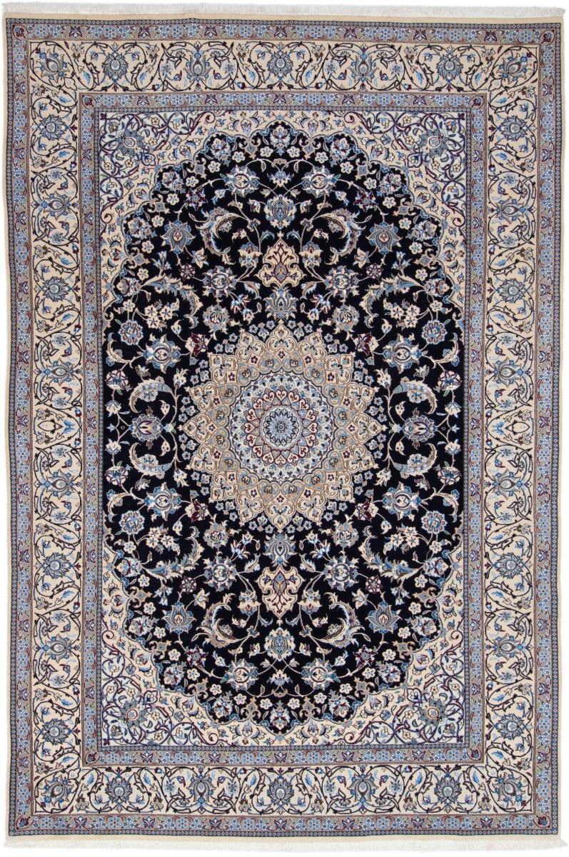 Persian Rug Nain 9La 9'7"x6'6" 9'7"x6'6", Persian Rug Knotted by hand