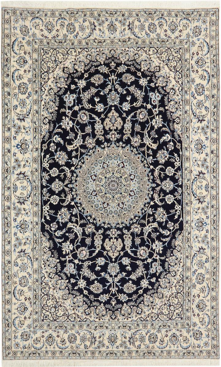 Tapis persan Naïn 9La 10'1"x6'4" 10'1"x6'4", Tapis persan Noué à la main