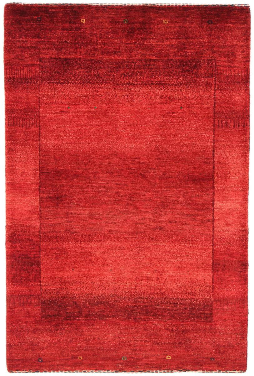 Tapis persan Persan Gabbeh Loribaft Atash 120x81 120x81, Tapis persan Noué à la main