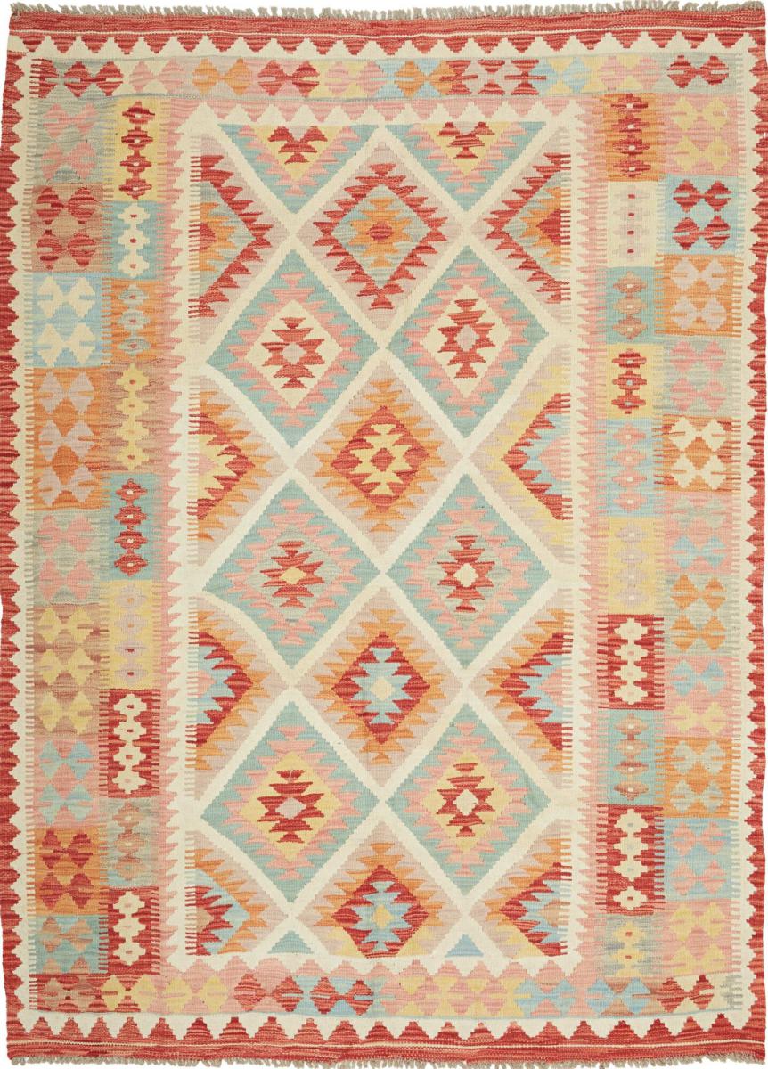 Tapis afghan Kilim Afghan 205x149 205x149, Tapis persan Tissé à la main