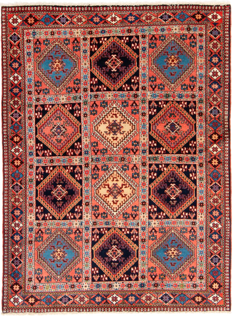 Persialainen matto Yalameh 201x149 201x149, Persialainen matto Solmittu käsin