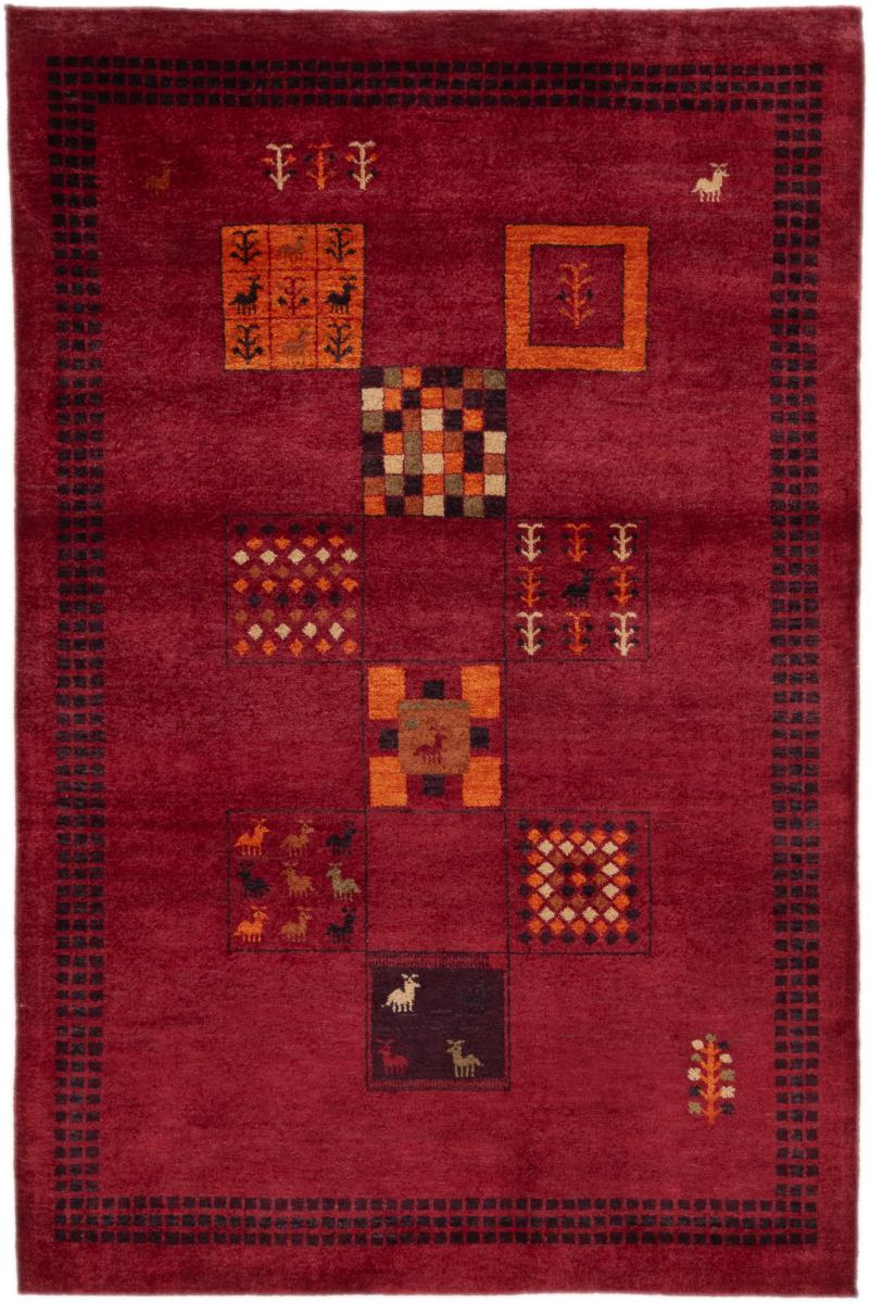 Indo rug Gabbeh Loribaft 185x122 185x122, Persian Rug Knotted by hand