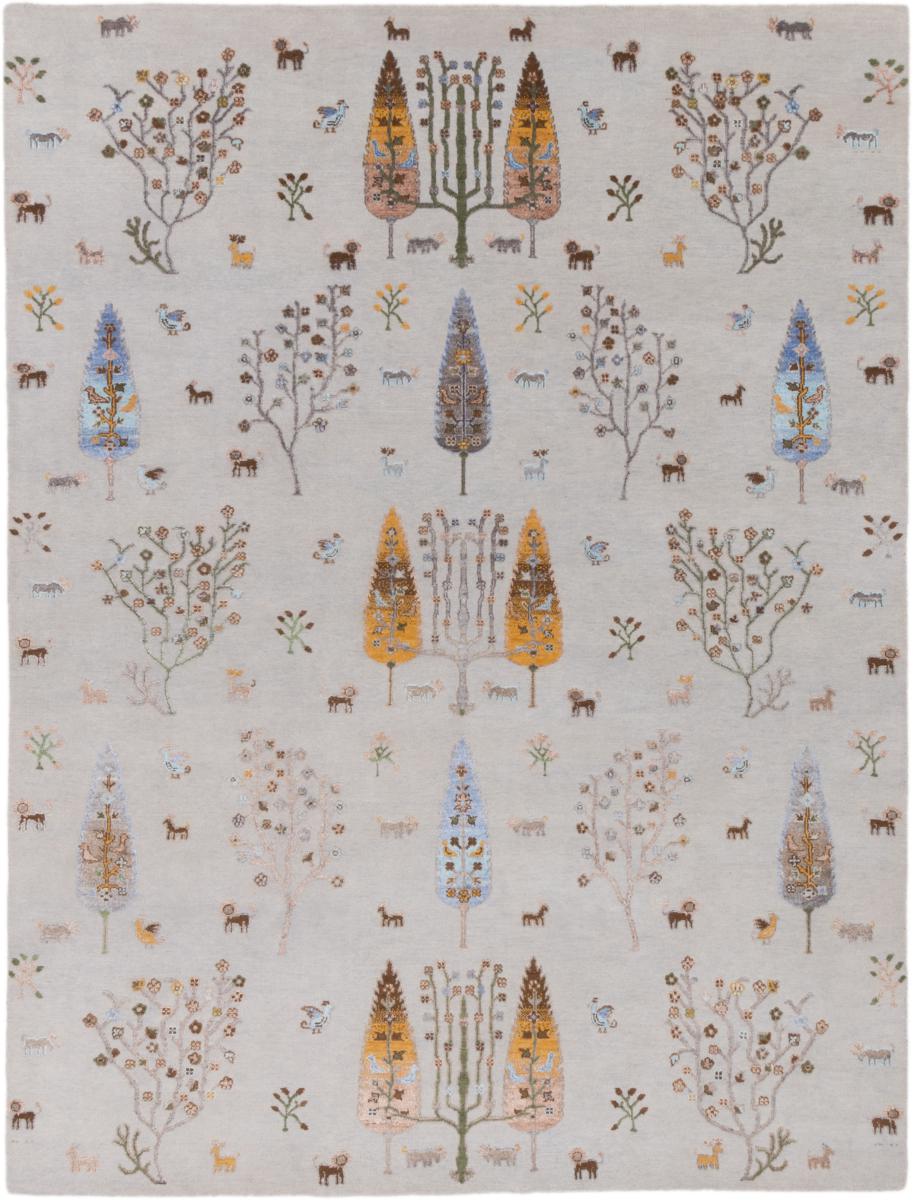 Indiaas tapijt Sadraa 10'4"x8'1" 10'4"x8'1", Perzisch tapijt Handgeknoopte
