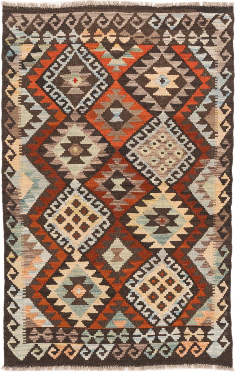 Tapis afghan Kilim Afghan 161x100 161x100, Tapis persan Tissé à la main