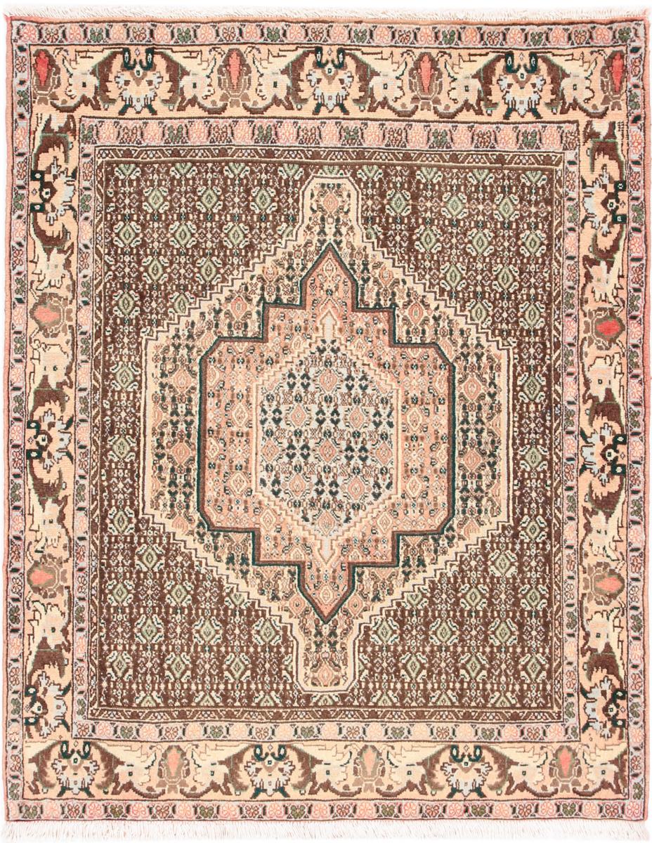 Persisk tæppe Senneh 159x126 159x126, Persisk tæppe Knyttet i hånden