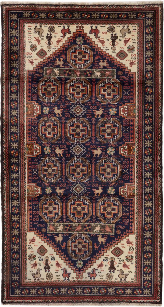 Persian Rug Baluch 195x107 195x107, Persian Rug Knotted by hand