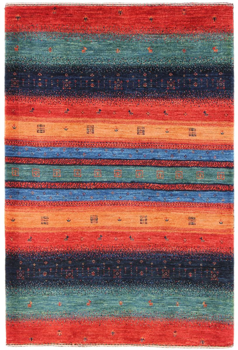 Tapis persan Persan Gabbeh Loribaft Atash 121x81 121x81, Tapis persan Noué à la main