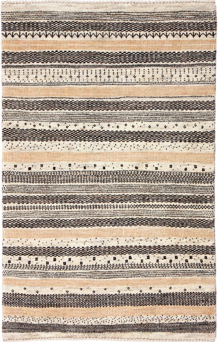 Persian Rug Persian Gabbeh Loribaft Nowbaft 4'0"x2'7" 4'0"x2'7", Persian Rug Knotted by hand