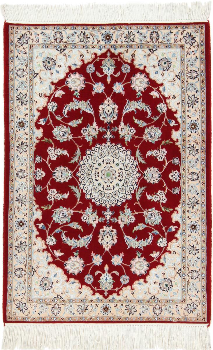 Persian Rug Nain 6La 3'8"x2'7" 3'8"x2'7", Persian Rug Knotted by hand