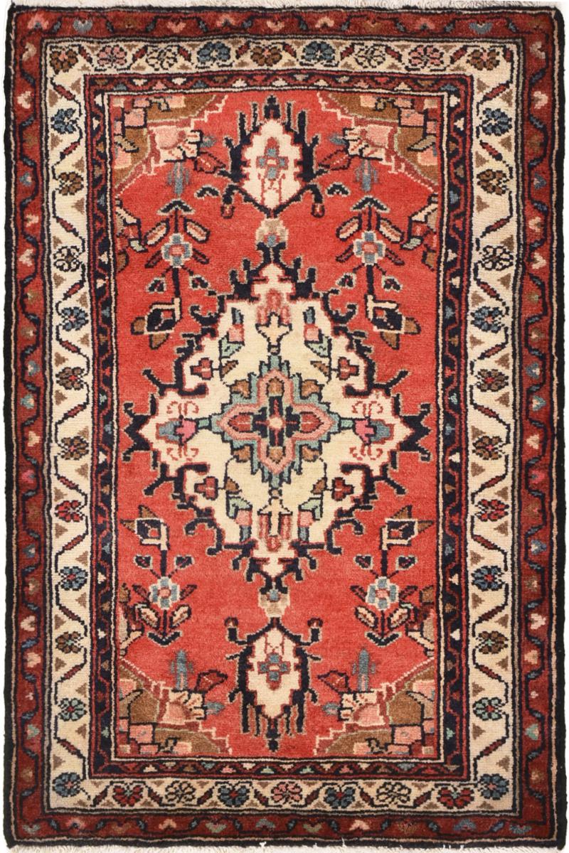 Perzisch tapijt Hamadan 93x62 93x62, Perzisch tapijt Handgeknoopte
