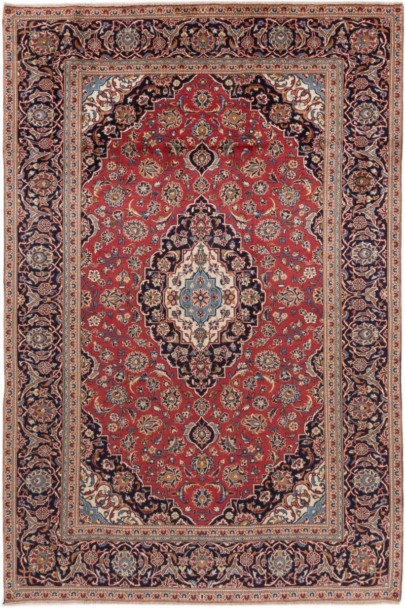 Perzisch tapijt Keshan 9'5"x6'2" 9'5"x6'2", Perzisch tapijt Handgeknoopte