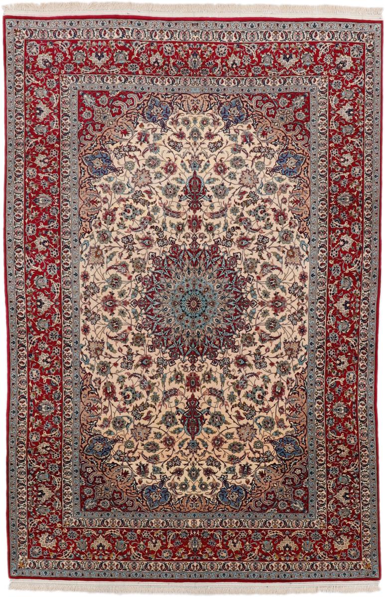 Perserteppich Isfahan Seidenkette 299x199 299x199, Perserteppich Handgeknüpft