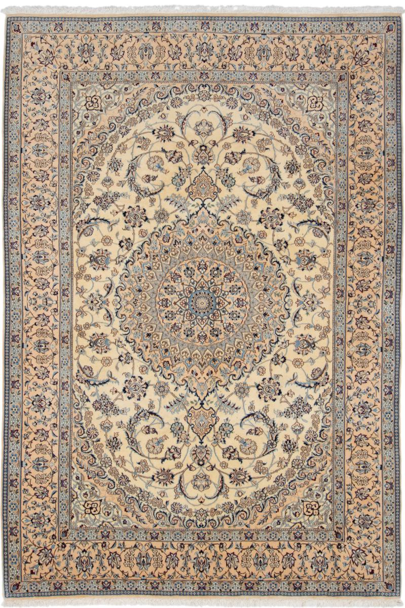 Tapis persan Naïn 9La 293x199 293x199, Tapis persan Noué à la main