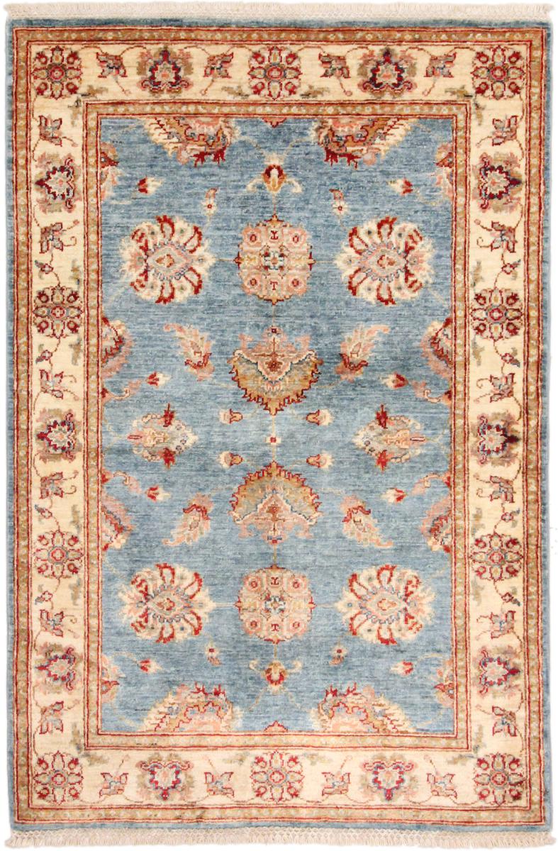 Afghan rug Ziegler 5'1"x3'5" 5'1"x3'5", Persian Rug Knotted by hand