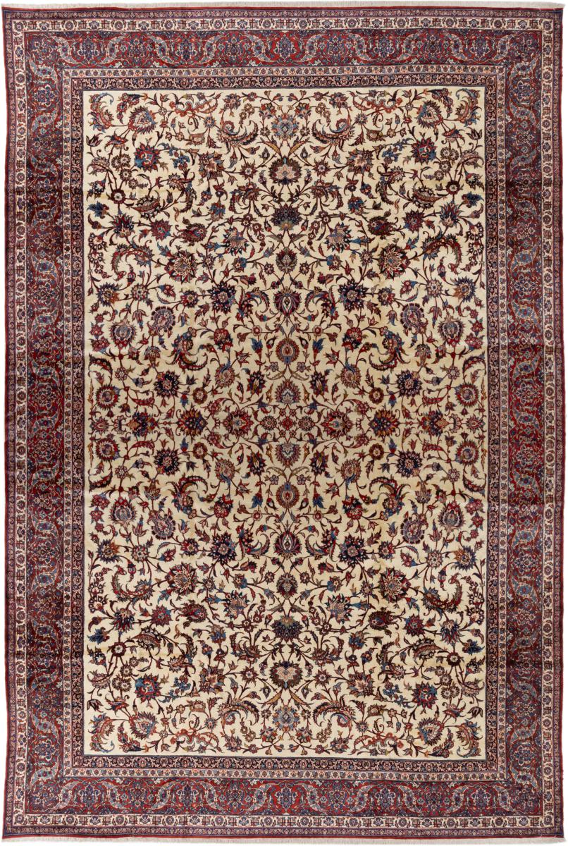 Persian Rug Isfahan Antique 20'3"x13'2" 20'3"x13'2", Persian Rug Knotted by hand