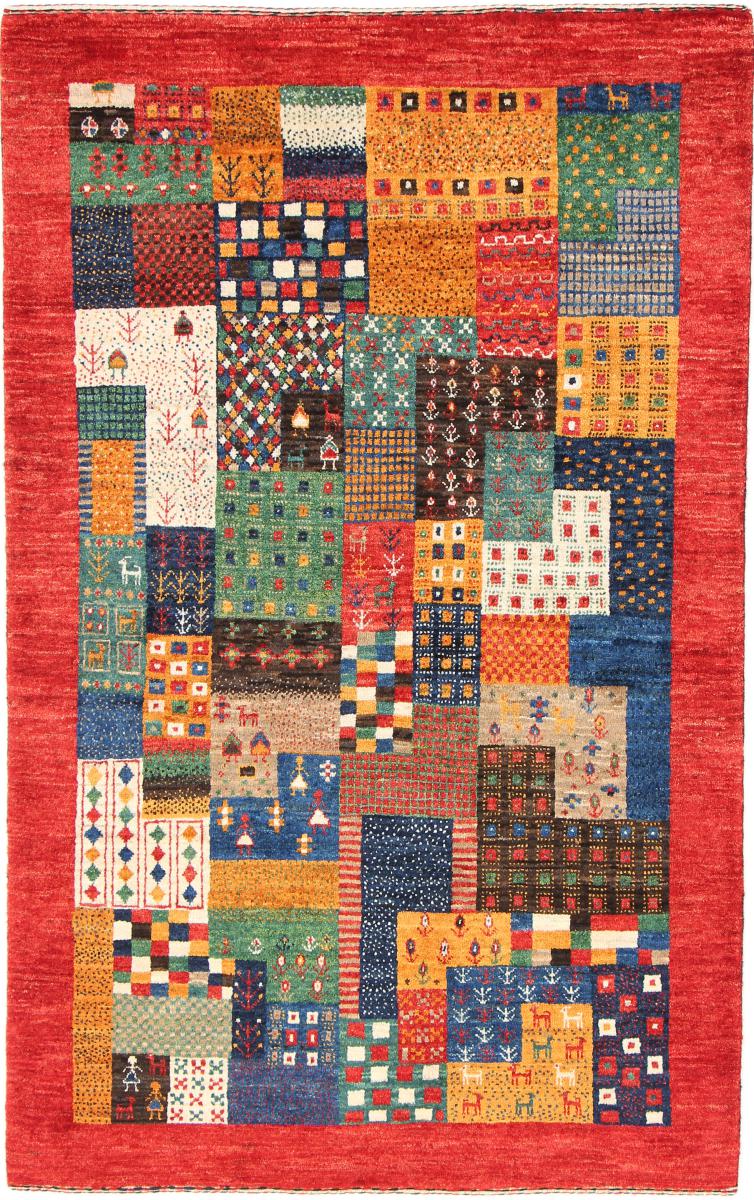  ペルシャ絨毯 ペルシャ ギャッベ ペルシャ ロリbaft Nowbaft 161x99 161x99,  ペルシャ絨毯 手織り