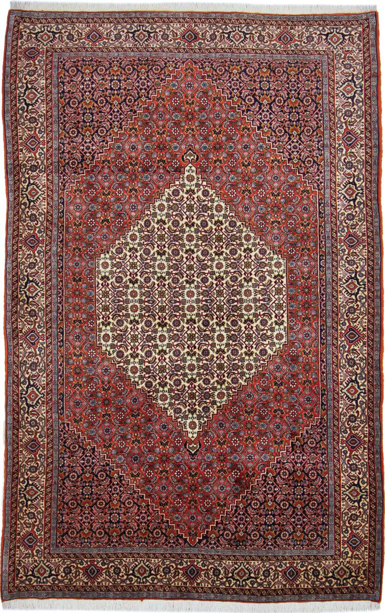 Persian Rug Bidjar Tekab 8'1"x5'1" 8'1"x5'1", Persian Rug Knotted by hand