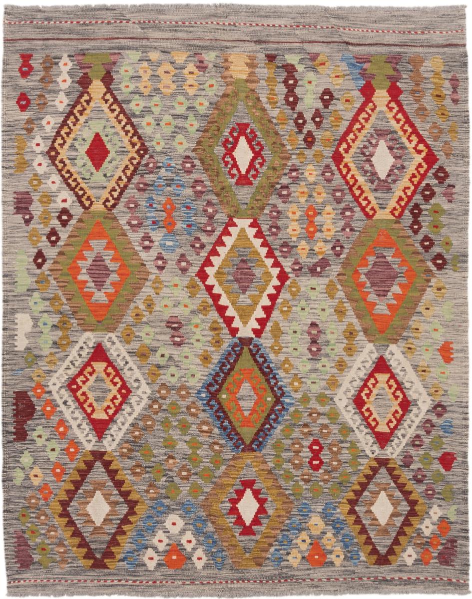 Tapete afegão Kilim Afegão 202x161 202x161, Tapete persa Tecido à mão