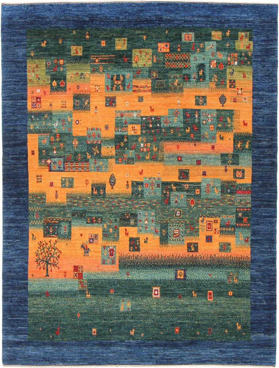 Perzisch tapijt Perzisch Gabbeh Loribaft Nowbaft 6'6"x4'11" 6'6"x4'11", Perzisch tapijt Handgeknoopte