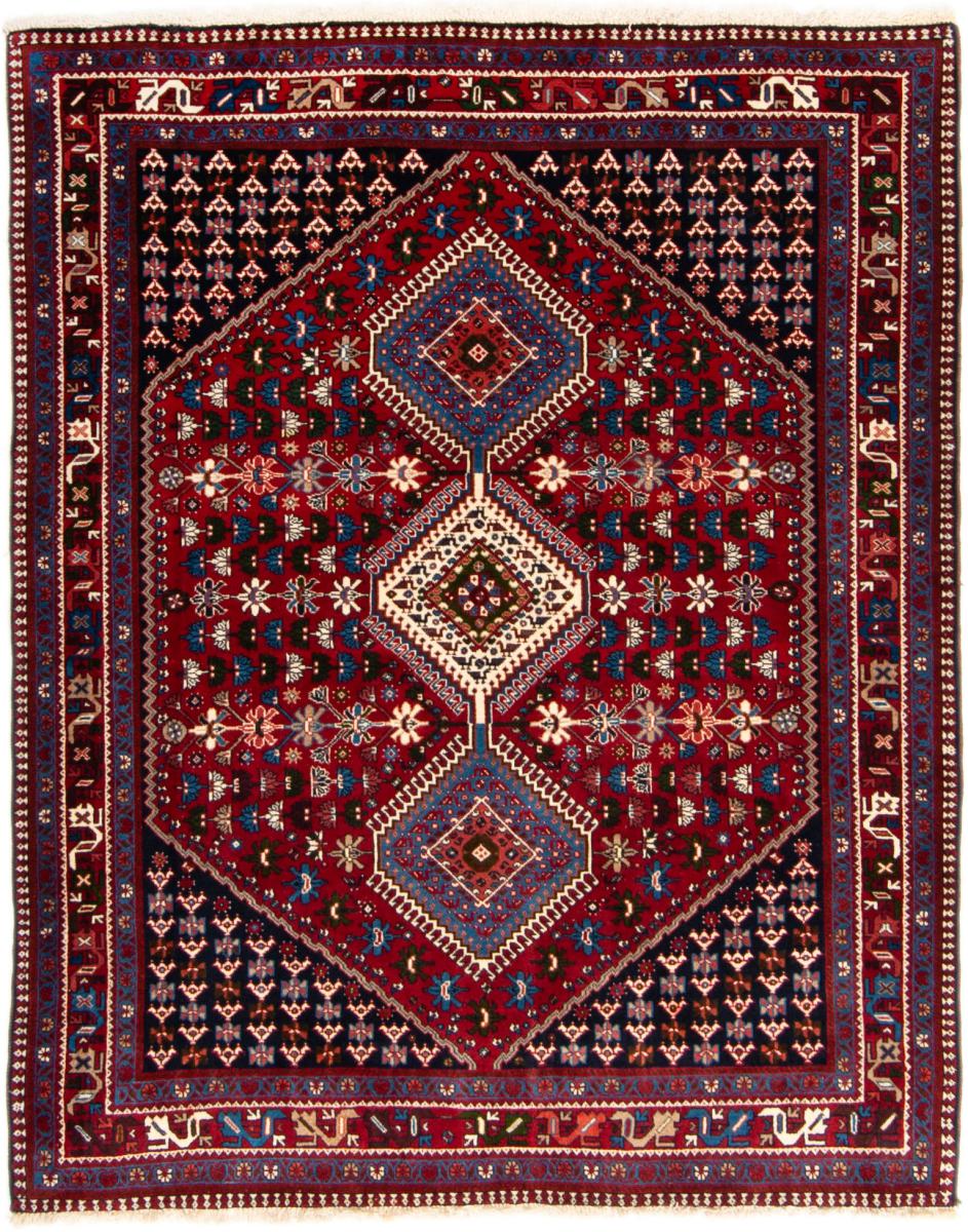 Perzisch tapijt Yalameh 201x158 201x158, Perzisch tapijt Handgeknoopte