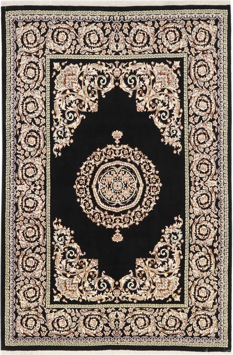  ペルシャ絨毯 ナイン 9La 9'9"x6'6" 9'9"x6'6",  ペルシャ絨毯 手織り