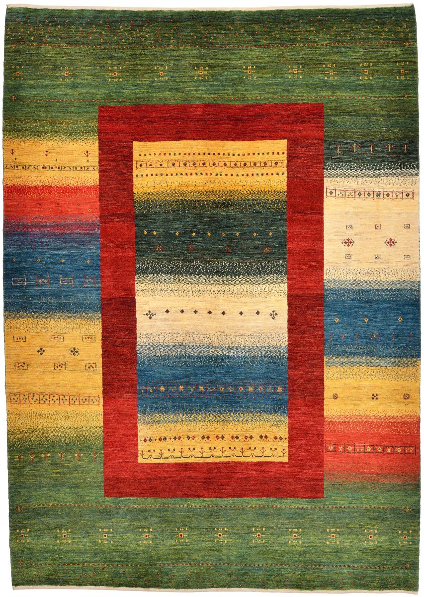 Tapis persan Persan Gabbeh Loribaft 250x175 250x175, Tapis persan Noué à la main