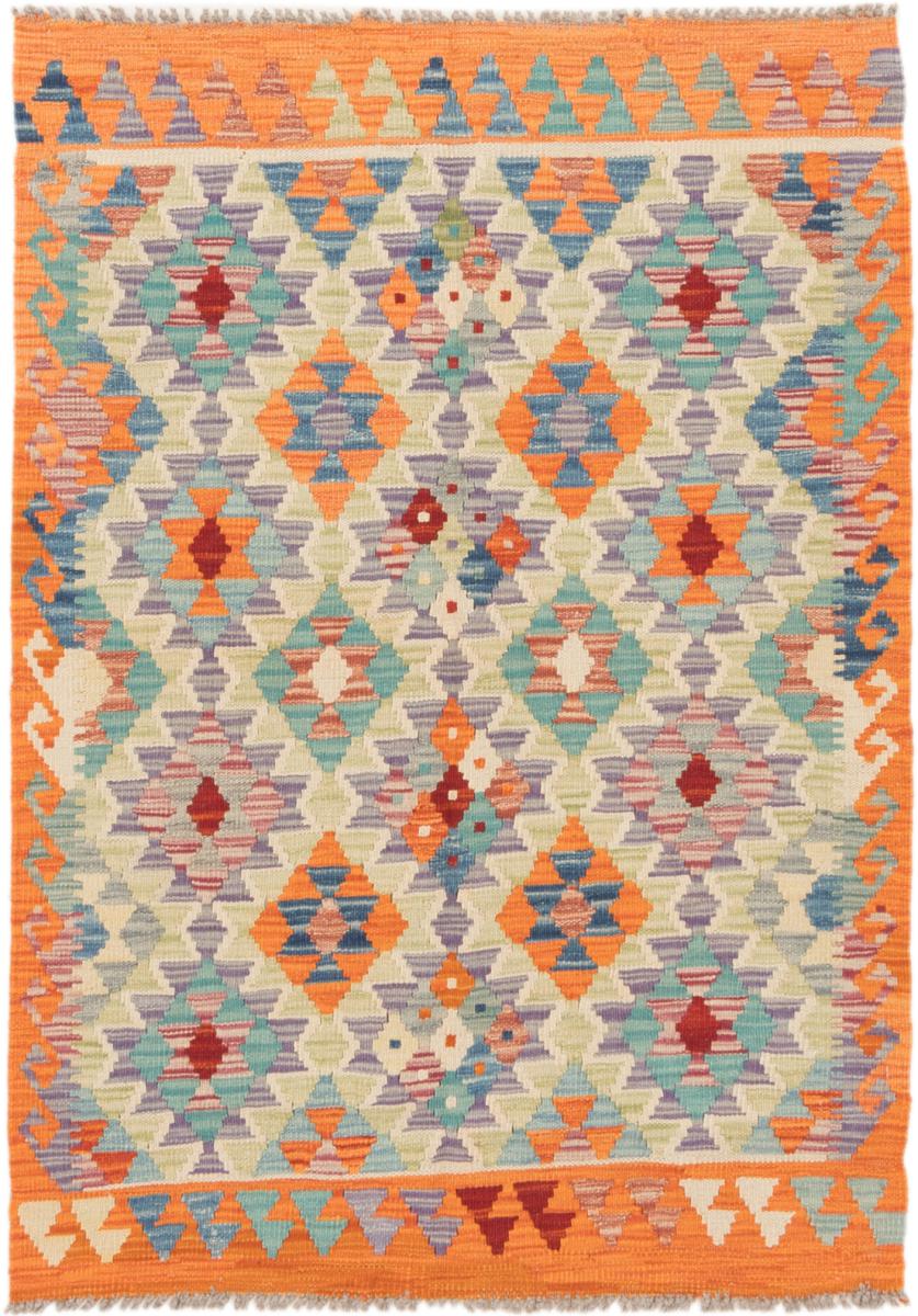 Afghansk teppe Kelim Afghan 130x96 130x96, Persisk teppe Handwoven 