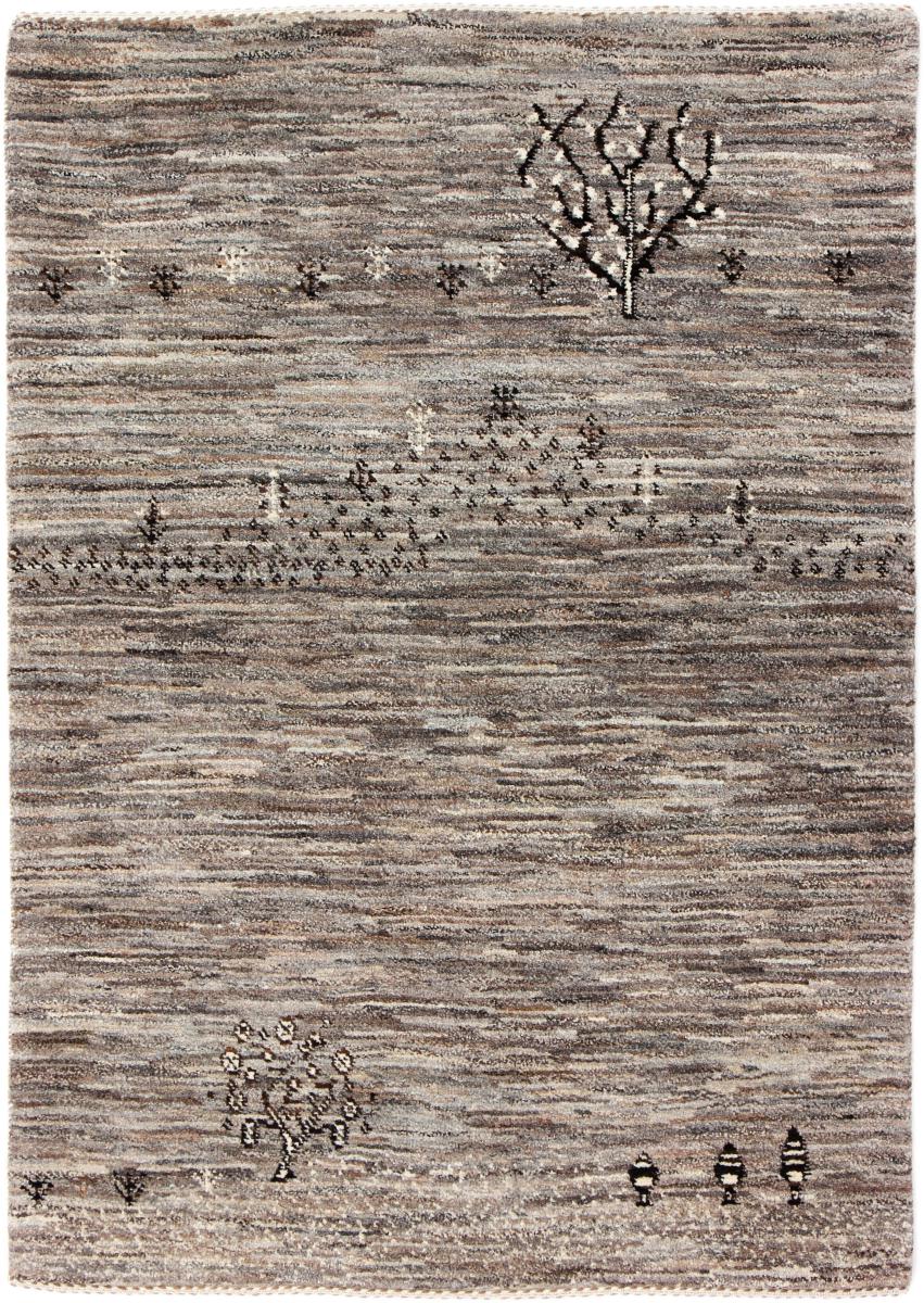 Persian Rug Persian Gabbeh Loribaft Nowbaft 3'9"x2'9" 3'9"x2'9", Persian Rug Knotted by hand