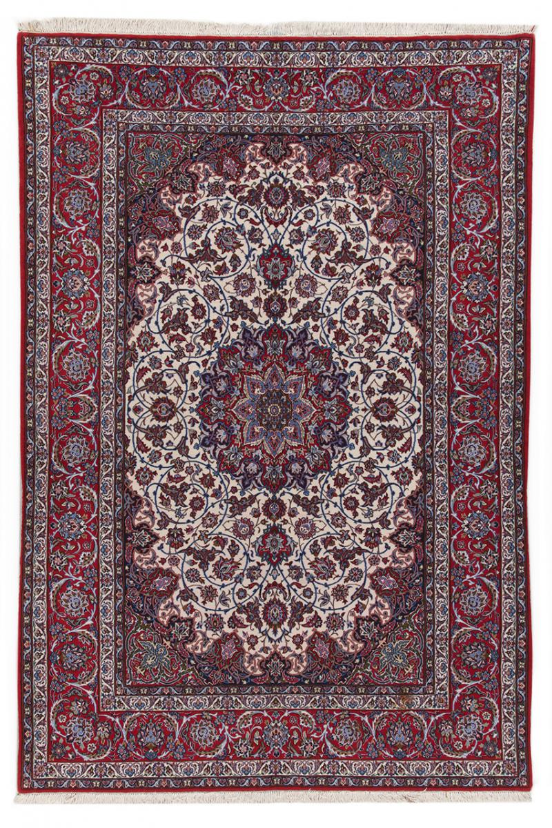 Perzisch tapijt Isfahan Zijden Pool 7'6"x5'3" 7'6"x5'3", Perzisch tapijt Handgeknoopte