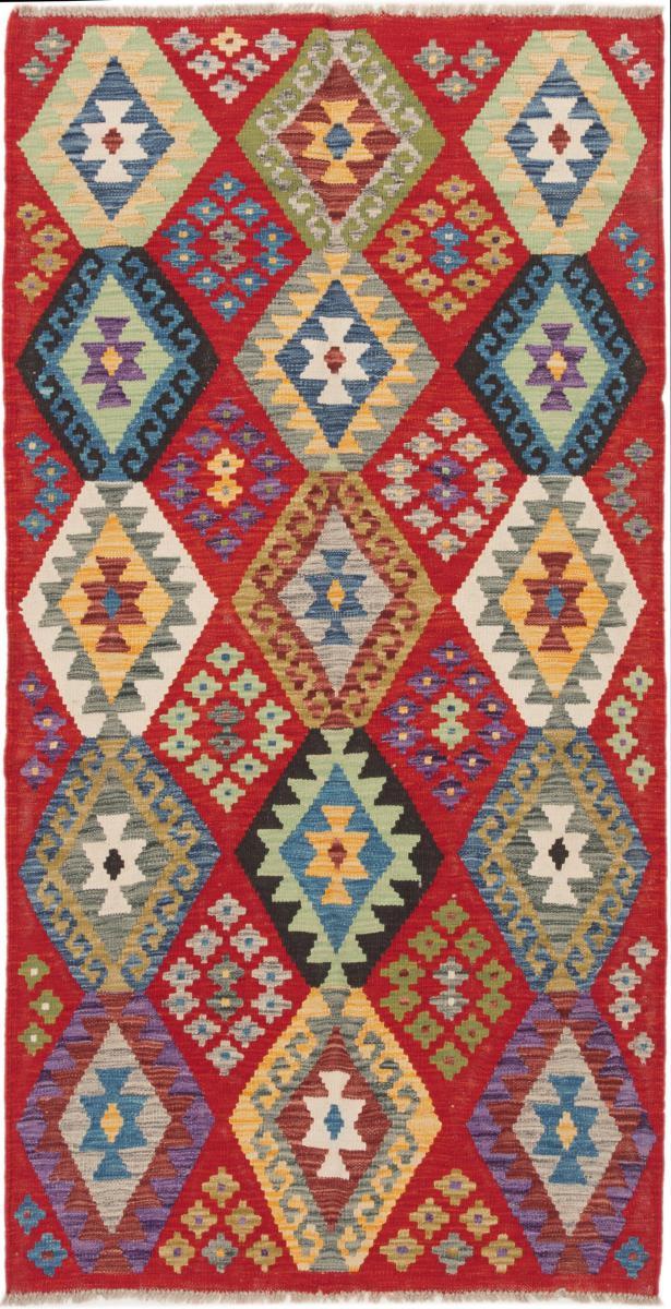 Afghanska mattan Kilim Afghan 206x106 206x106, Persisk matta handvävd 