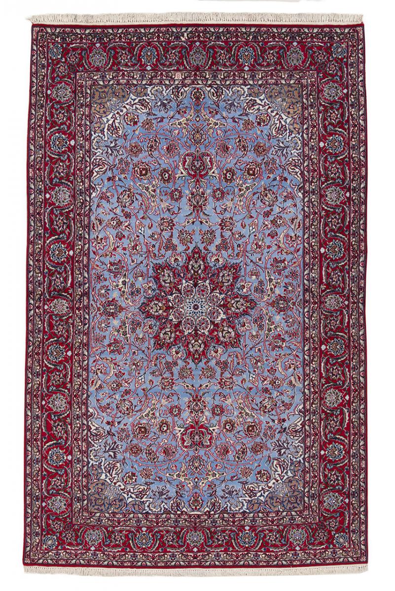 Persisk tæppe Isfahan Silketrend 245x157 245x157, Persisk tæppe Knyttet i hånden