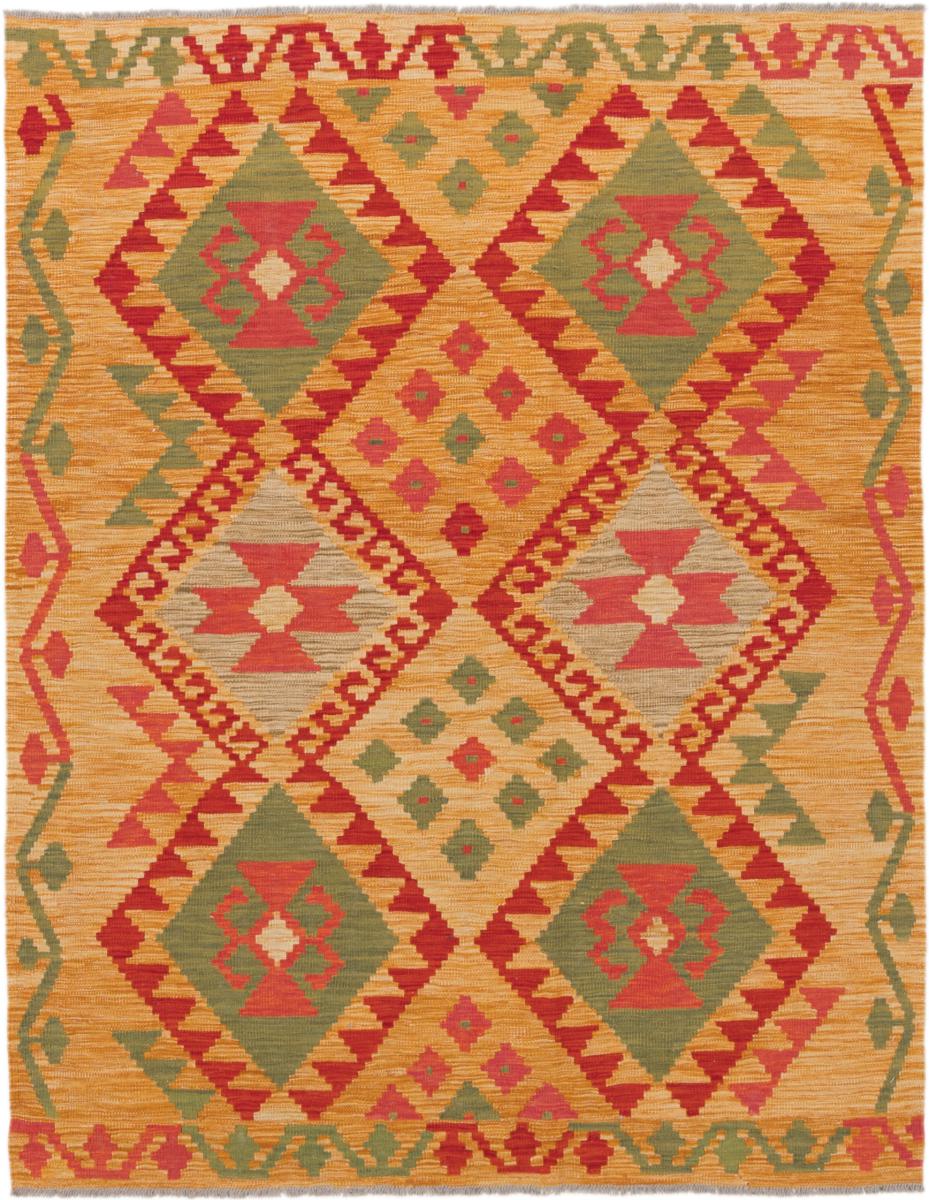Afghan rug Kilim Afghan 6'5"x5'0" 6'5"x5'0", Persian Rug Woven by hand