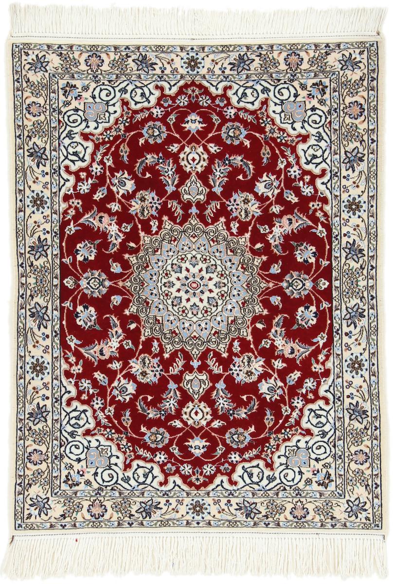 Persian Rug Nain 6La 3'9"x2'7" 3'9"x2'7", Persian Rug Knotted by hand