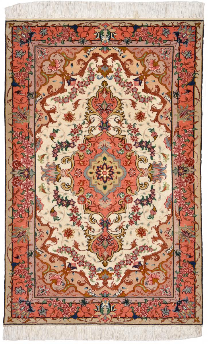 Perzsa szőnyeg Tabriz 50Raj 3'10"x2'6" 3'10"x2'6", Perzsa szőnyeg Kézzel csomózva